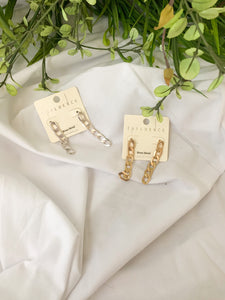 Link Up Chain Earrings